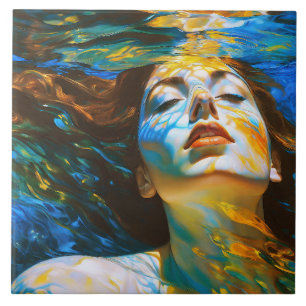“Selene” - Women In Water Tile