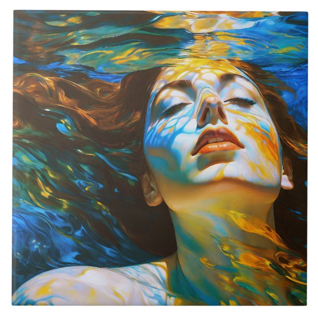 “Selene” - Women In Water Tile (Front)