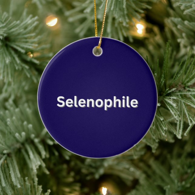 Selenophile Moon Lover Ceramic Tree Decoration (Tree)