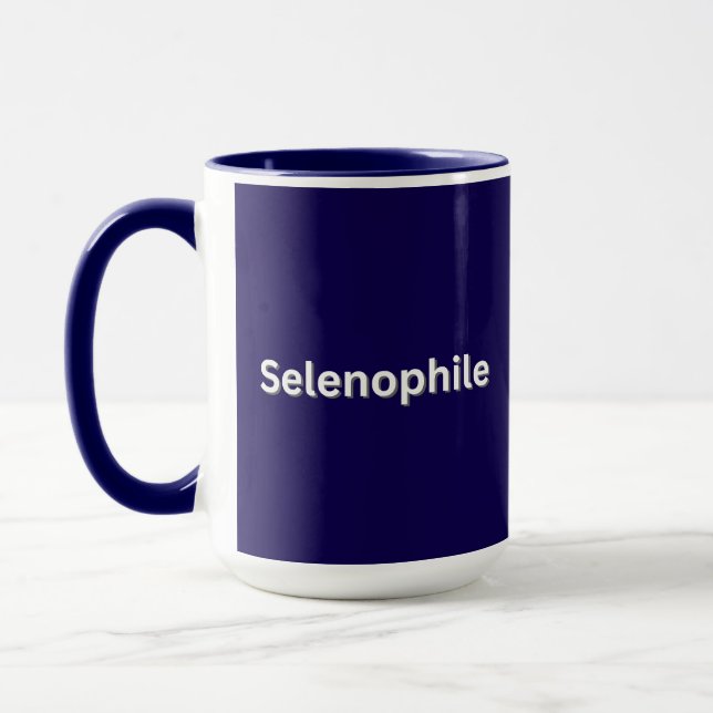 Selenophile Moon Lover Mug (Left)
