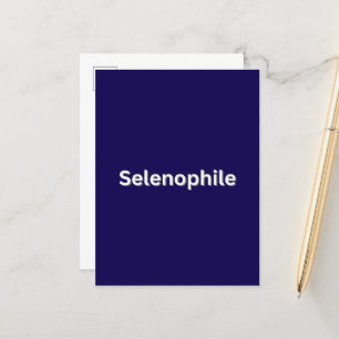 Selenophile Moon Lover Postcard