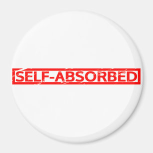 Self-absorbed Stamp Magnet