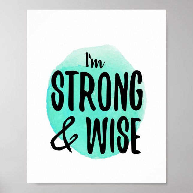 self acceptance inspirational affirmations poster (Front)