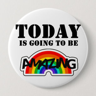 Self Affirmation 10 Cm Round Badge