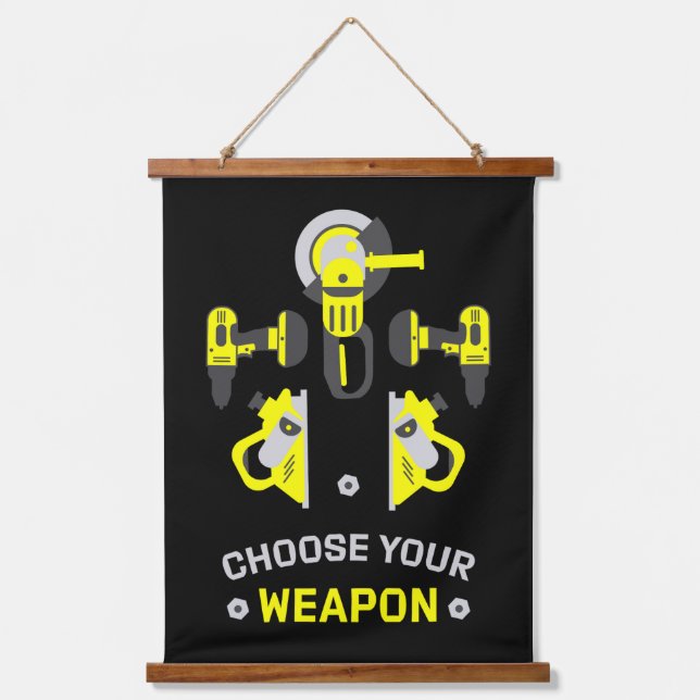 Self-Build DIY Man Hanging Tapestry (Front)