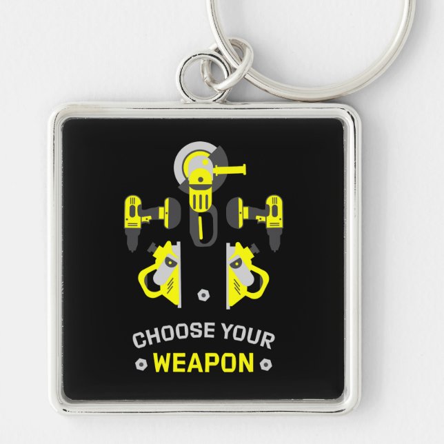 Self-Build DIY Man Key Ring (Front)