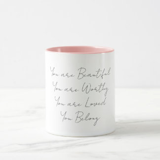 Self Care & Affirmation Mug for Morning Reflection