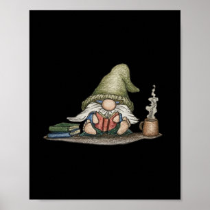 Self Care Gnome Sticker  Poster
