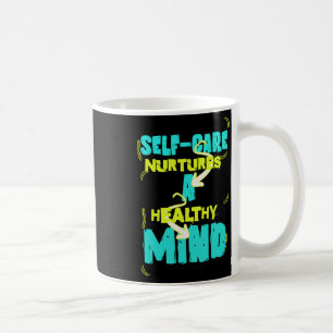 Self Care Healthy Mind Sticker Coffee Mug