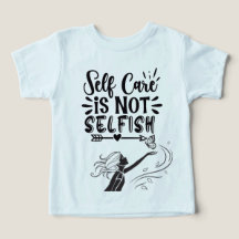 "Self Care is Not Selfish" Inspirational Graphic 