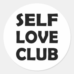 Self-Care Love Empower Yourself Classic Round Sticker