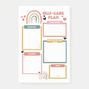 Self-care post it  post-it notes