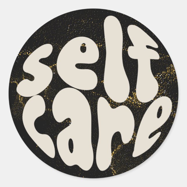 Self Care Self Worth Sticker (Front)