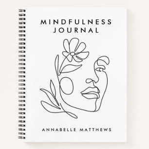 Self Care Therapy Mindfulness Notebook