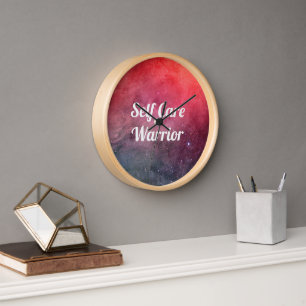 Self Care Warrior Clock