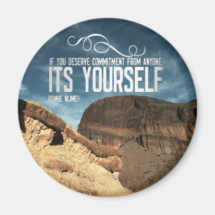 Self Commitment Inspirational Magnet