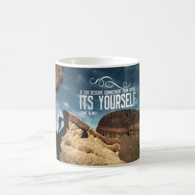 Self Commitment Inspirational Mug (Center)