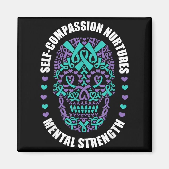 Self Compion Mental Health Awareness Prevent Magnet (Front)