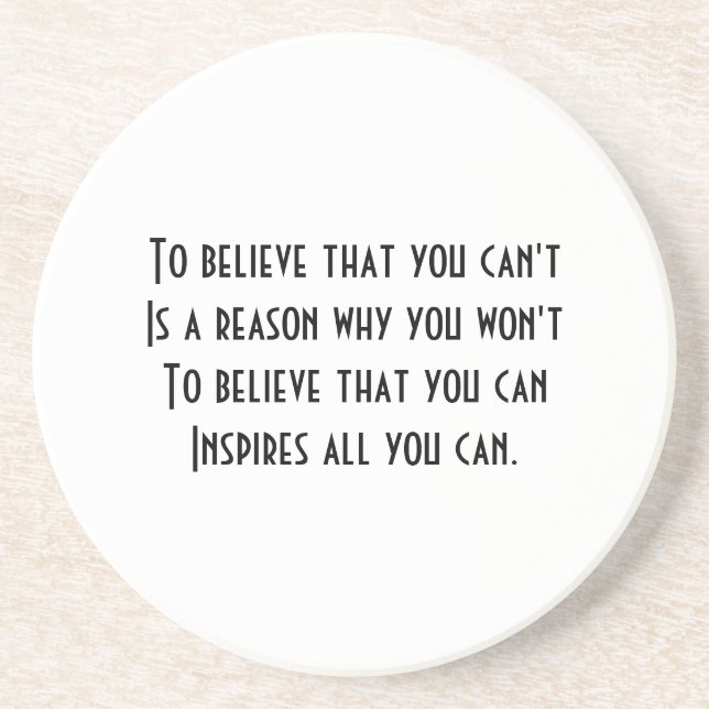 Self confidence coaster (Front)