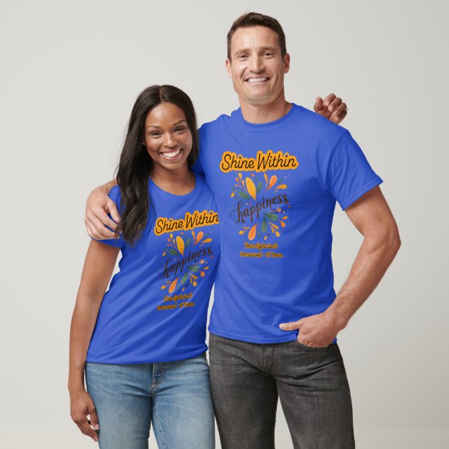 self-confidence, happiness, text, inspirational  T-Shirt (Unisex)