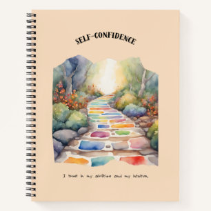 Self-Confidence Positive Affirmation Notebook
