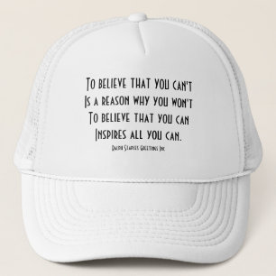 Self confidence trucker hat