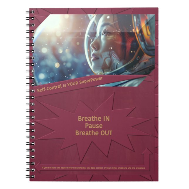 Self-Control Is YOUR SuperPower Notebook (Front)