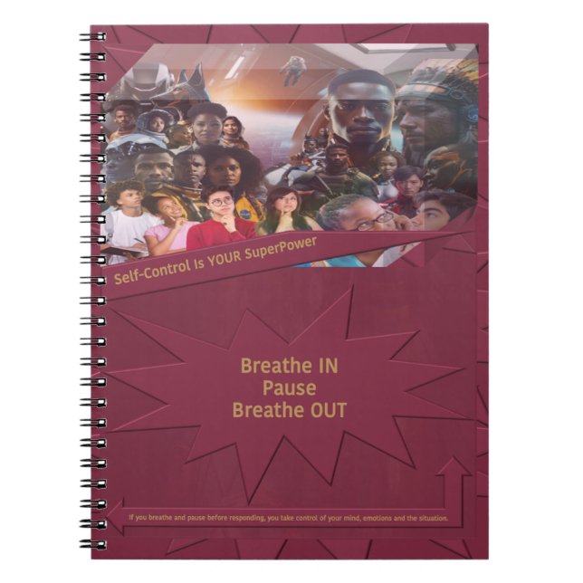 Self-Control Is YOUR SuperPower Notebook (Front)