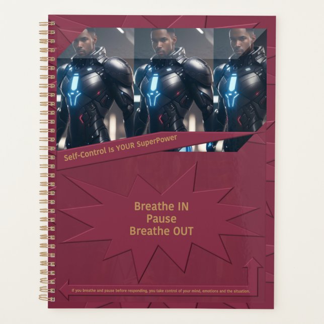 Self-Control Is YOUR SuperPower Planner (Front)