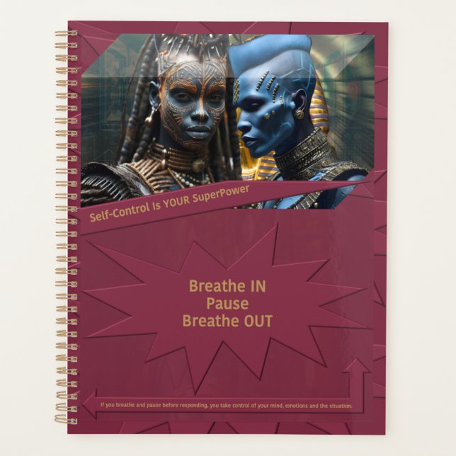 Self-Control Is YOUR SuperPower Planner (Front)