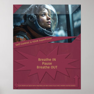 Self-Control Is YOUR SuperPower Poster