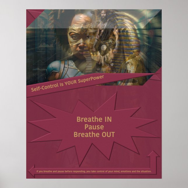 Self-Control Is YOUR SuperPower Poster (Front)