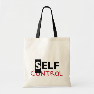 Self-control  tote bag