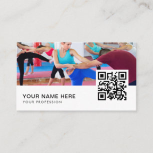 self-defence coach QR Code  Business Card