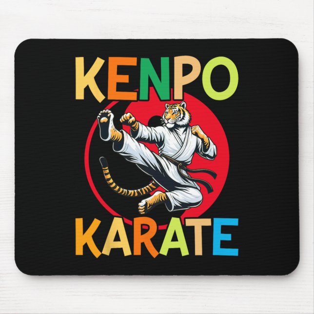 Self Defence Kenpo Karate Martial Arts  Mouse Mat (Front)