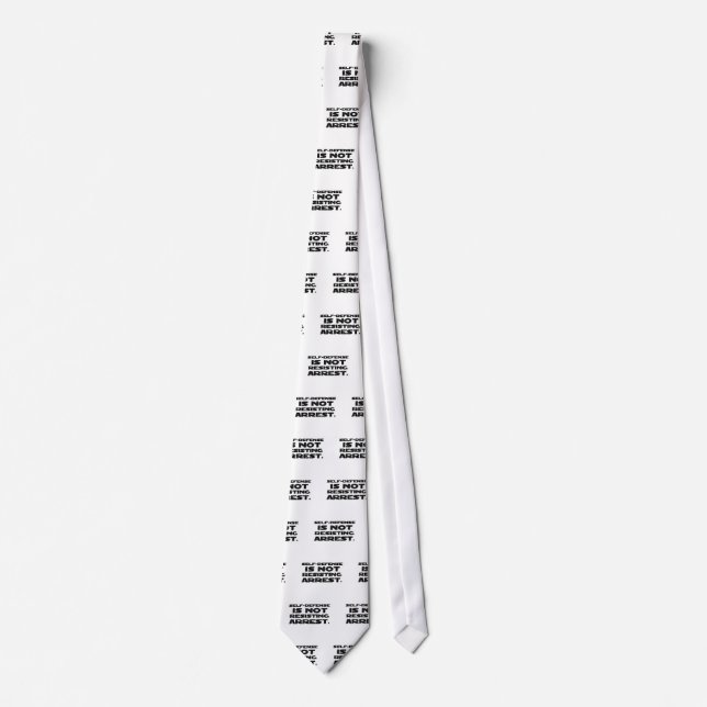 Self-Defense3 Washed Light Tie (Front)