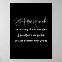 self discipline begins with the mastery of your th