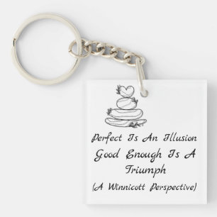 Self-Discovery Design Winnicott psychology Key Ring