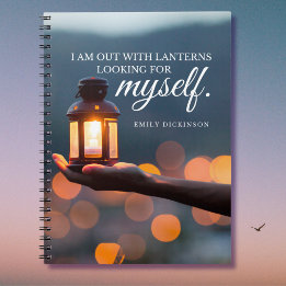 Self-Discovery Inspirational Quote Notebook