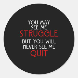 Self Employed Lancer New Quote Gift Retro Design Classic Round Sticker