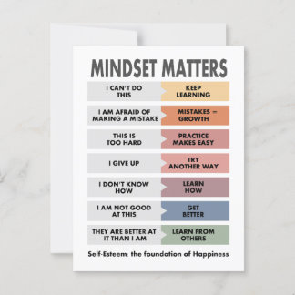 Self-Esteem: the foundation of Happiness Postcard