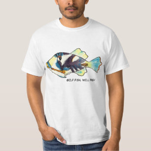 Self Fish, Well Fish Cartoon T Shirt