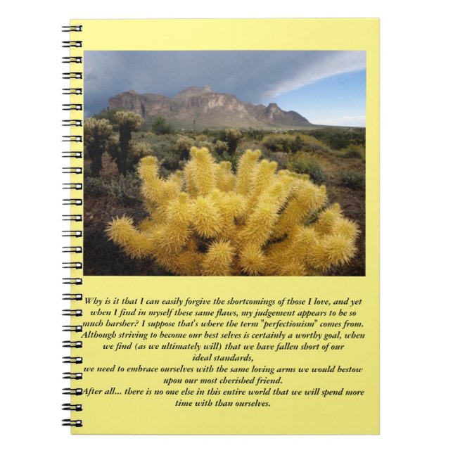 Self Forgiveness Inspirational Notebook (Front)