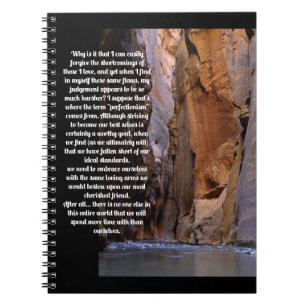 Self Forgiveness Inspirational Notebook