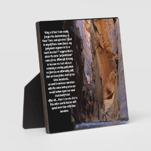 Self Forgiveness Inspirational Plaque