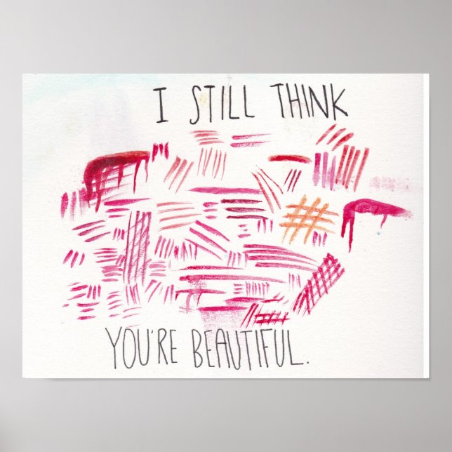 Self Harm Awareness and Acceptance Poster (Front)