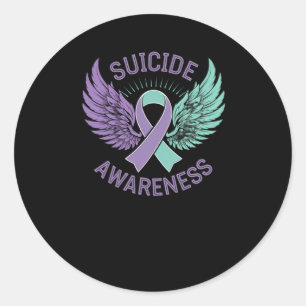 Self Harm Awareness Sticker1  Classic Round Sticker