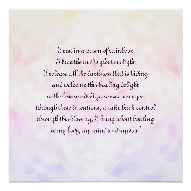 Self healing poster (Front)