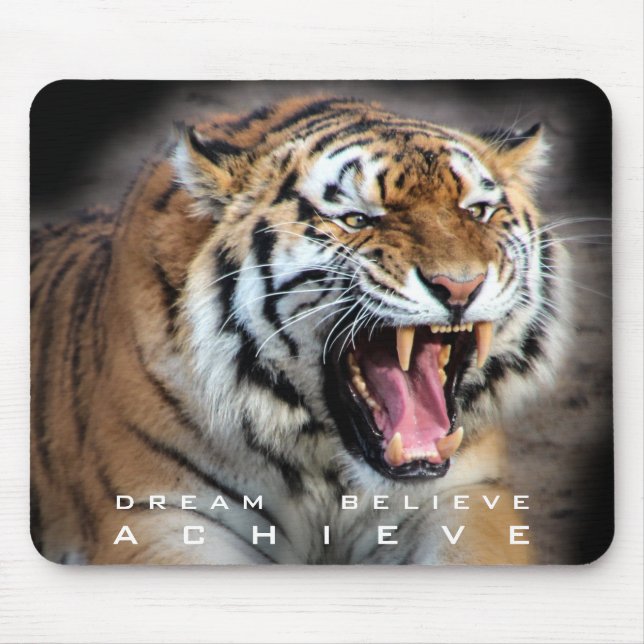 Self Improvement Motivational Quote Template Mouse Mat (Front)