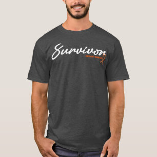 Self Injury Awareness Survivor Glitter Ribbon Hope T-Shirt